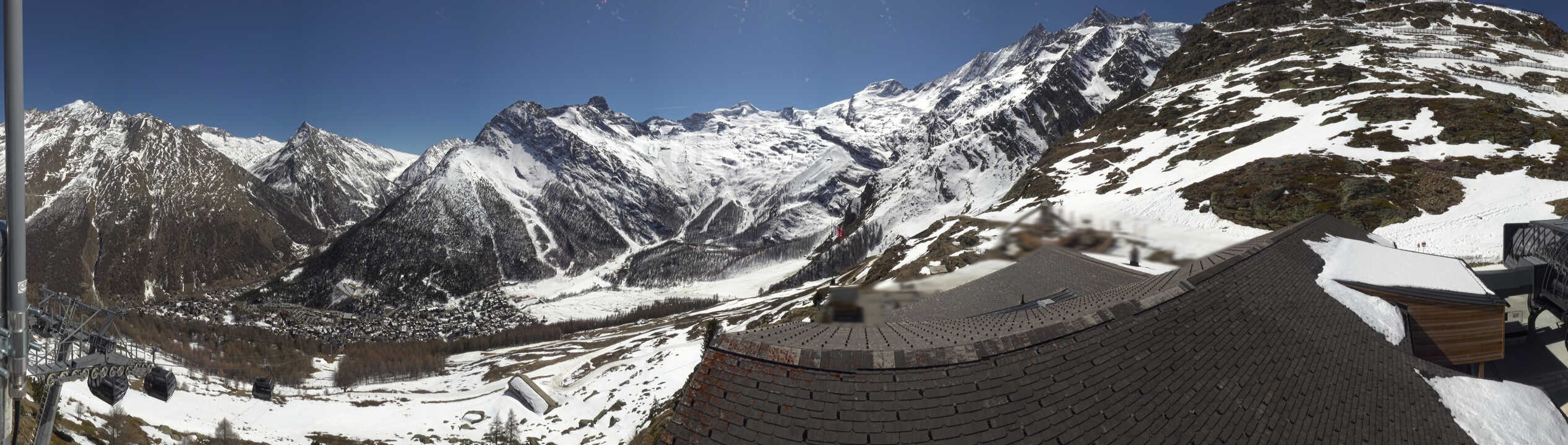 Archived image Webcam Panoramic view Hannig Mountain