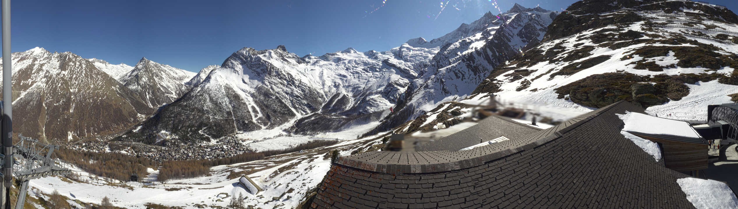 Archived image Webcam Panoramic view Hannig Mountain