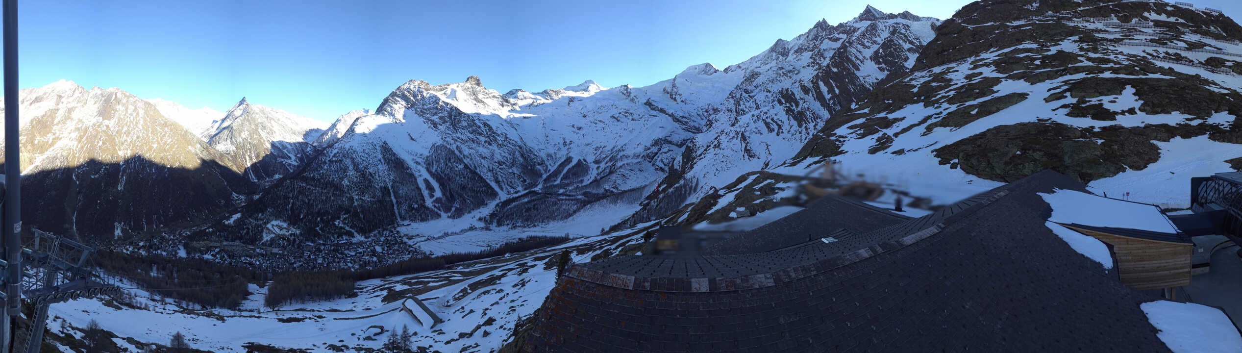 Archived image Webcam Panoramic view Hannig Mountain