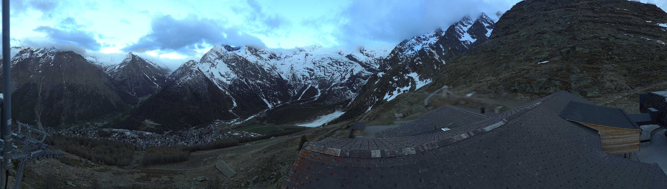 Archived image Webcam Panoramic view Hannig Mountain