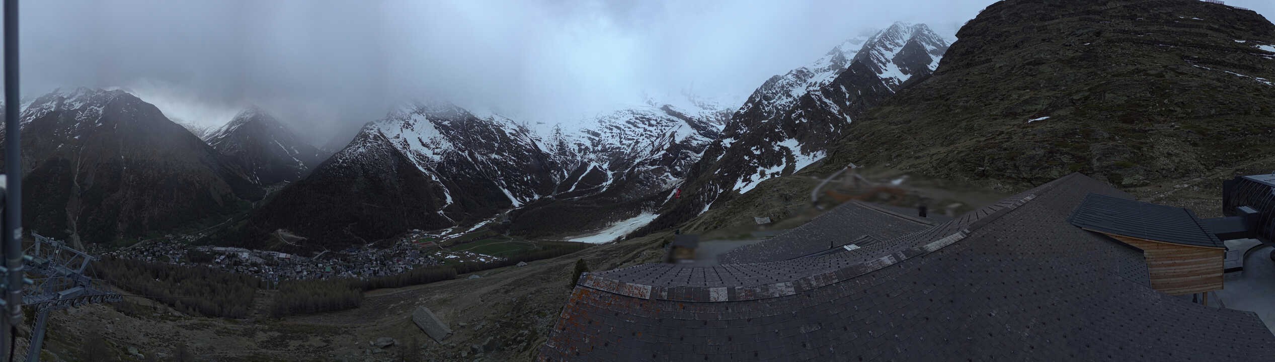 Archived image Webcam Panoramic view Hannig Mountain