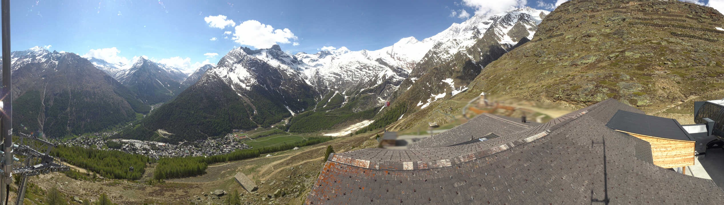 Archived image Webcam Panoramic view Hannig Mountain