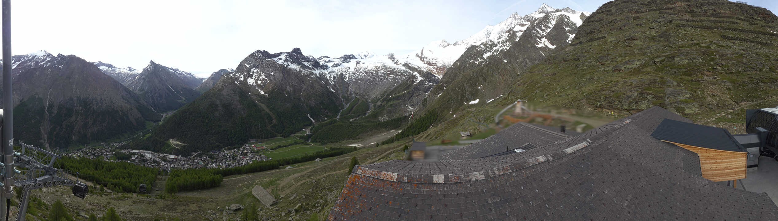 Archived image Webcam Panoramic view Hannig Mountain