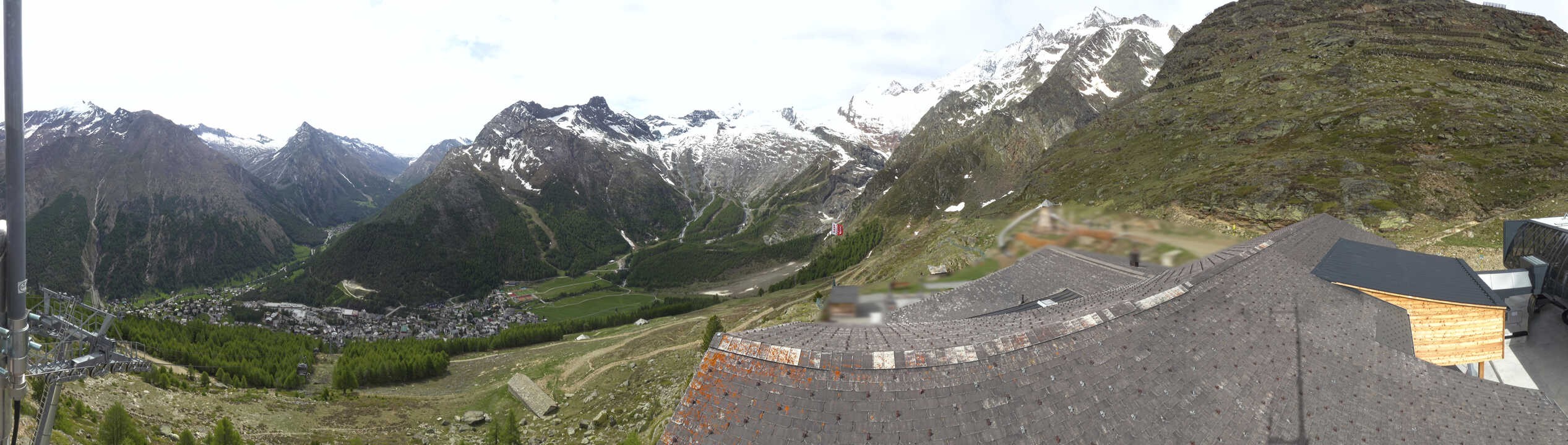 Archived image Webcam Panoramic view Hannig Mountain