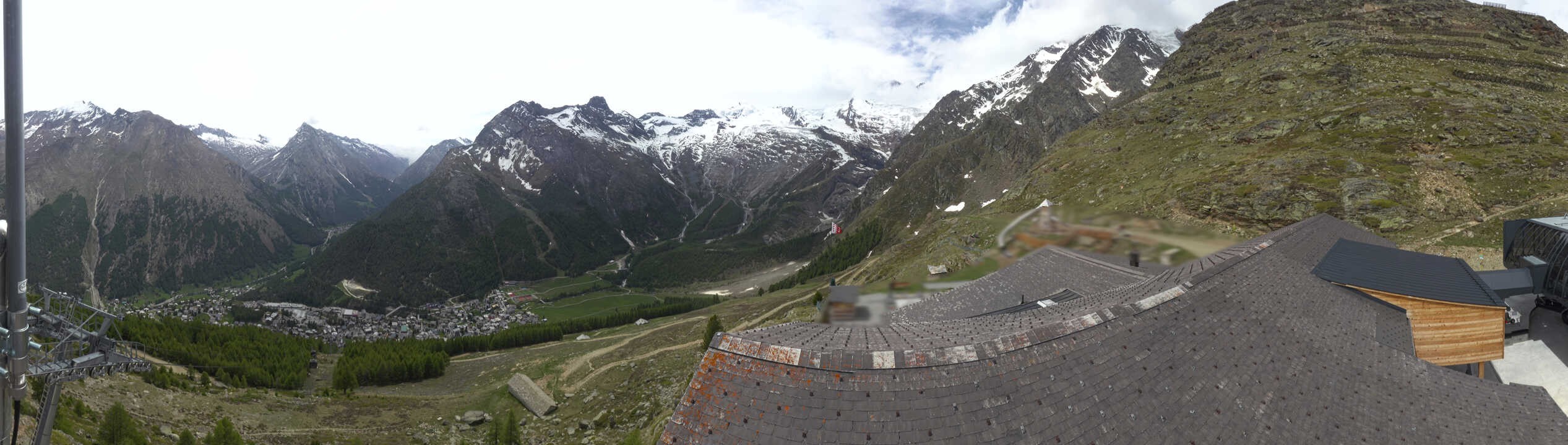 Archived image Webcam Panoramic view Hannig Mountain