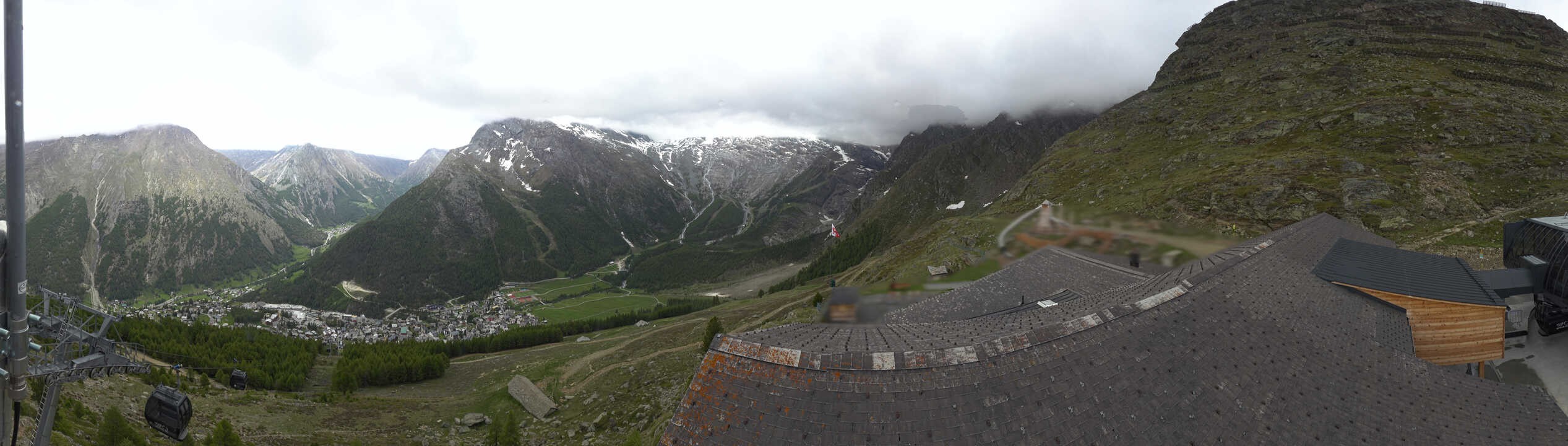 Archived image Webcam Panoramic view Hannig Mountain