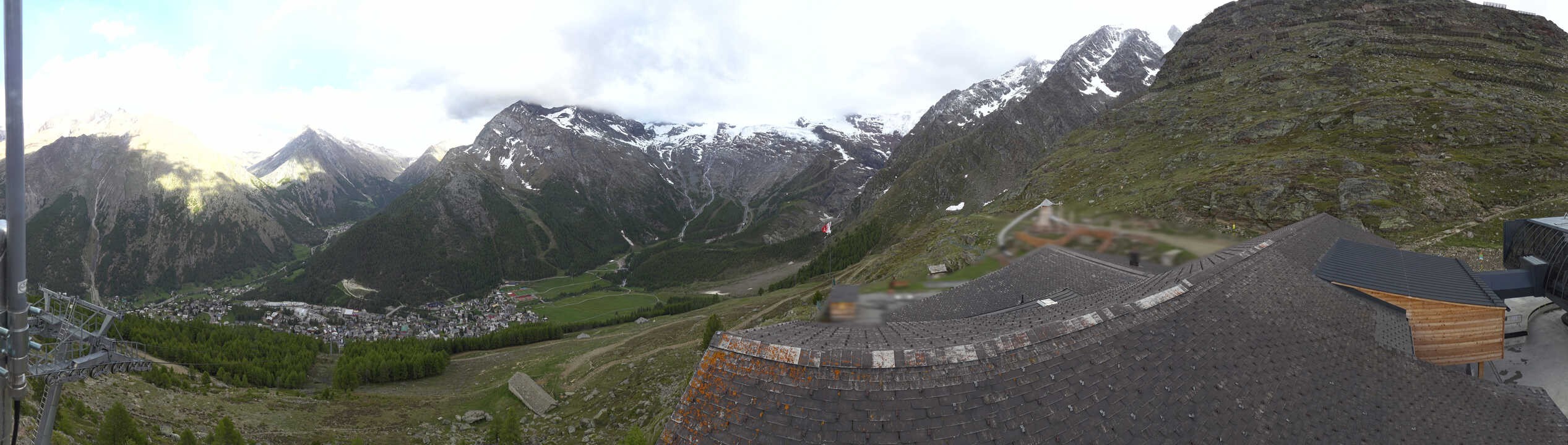 Archived image Webcam Panoramic view Hannig Mountain