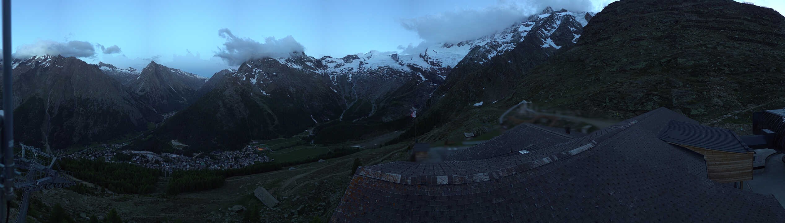Archived image Webcam Panoramic view Hannig Mountain