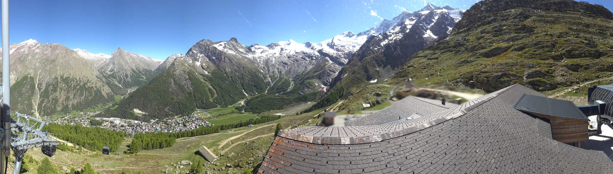 Archived image Webcam Panoramic view Hannig Mountain