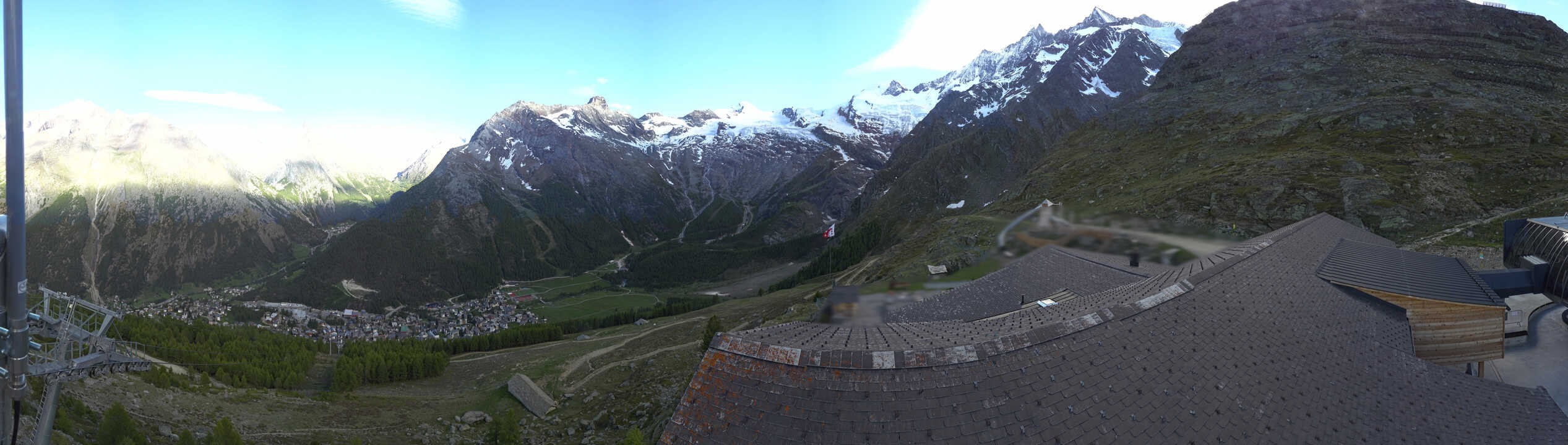 Archived image Webcam Panoramic view Hannig Mountain
