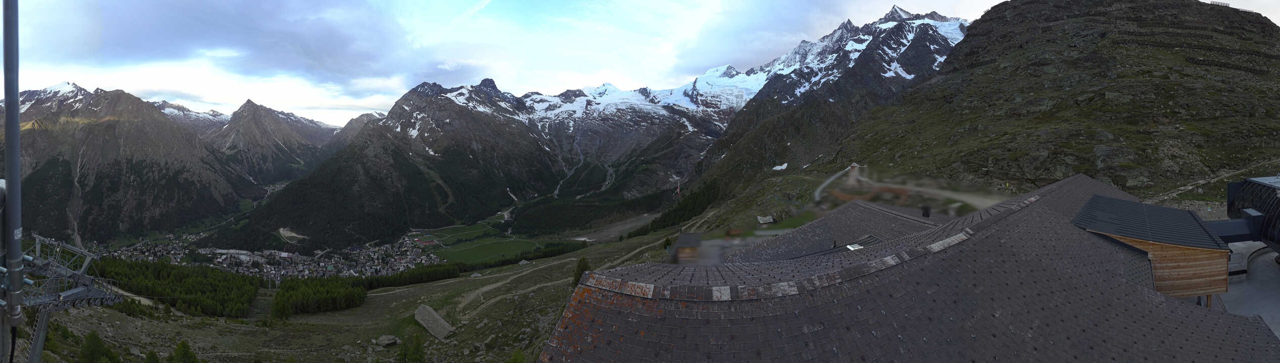 Archived image Webcam Panoramic view Hannig Mountain