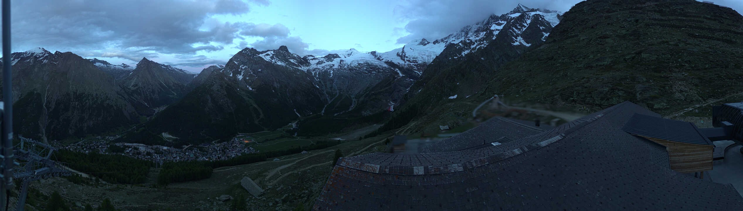 Archived image Webcam Panoramic view Hannig Mountain