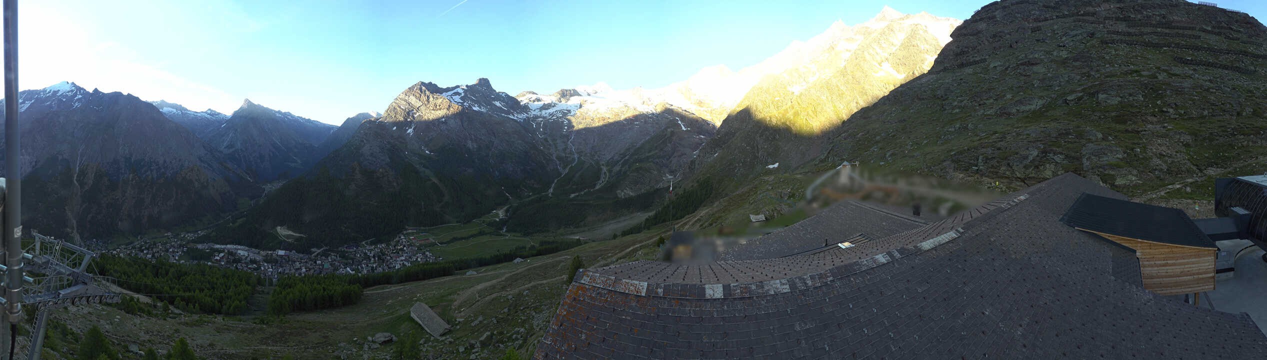 Archived image Webcam Panoramic view Hannig Mountain