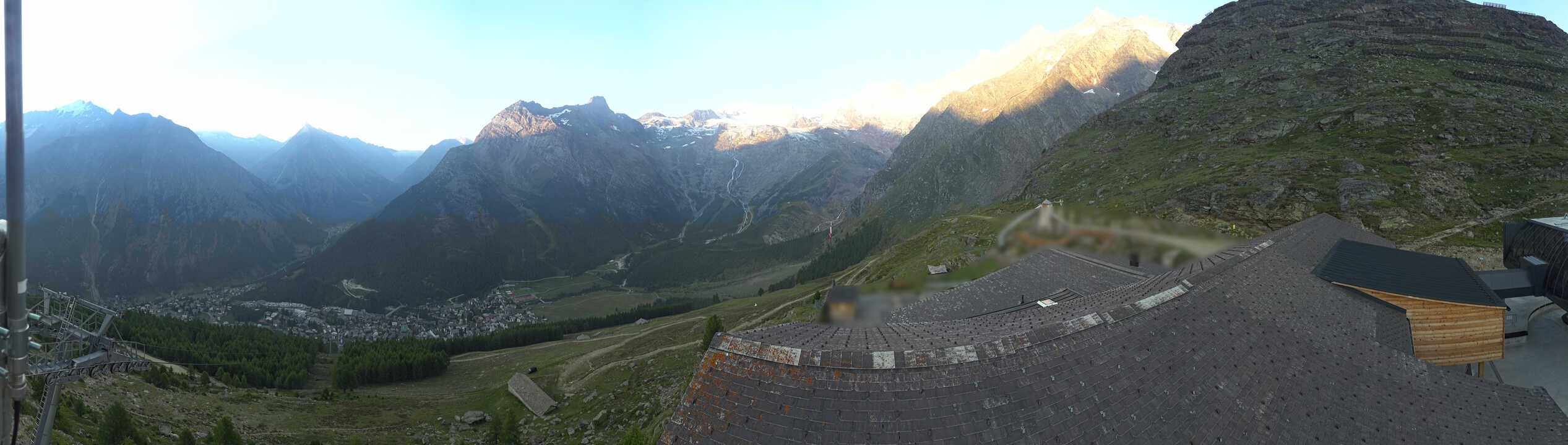 Archived image Webcam Panoramic view Hannig Mountain