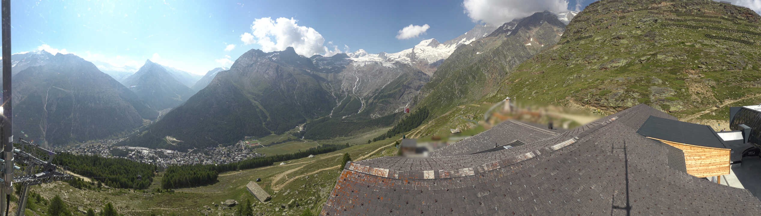 Archived image Webcam Panoramic view Hannig Mountain