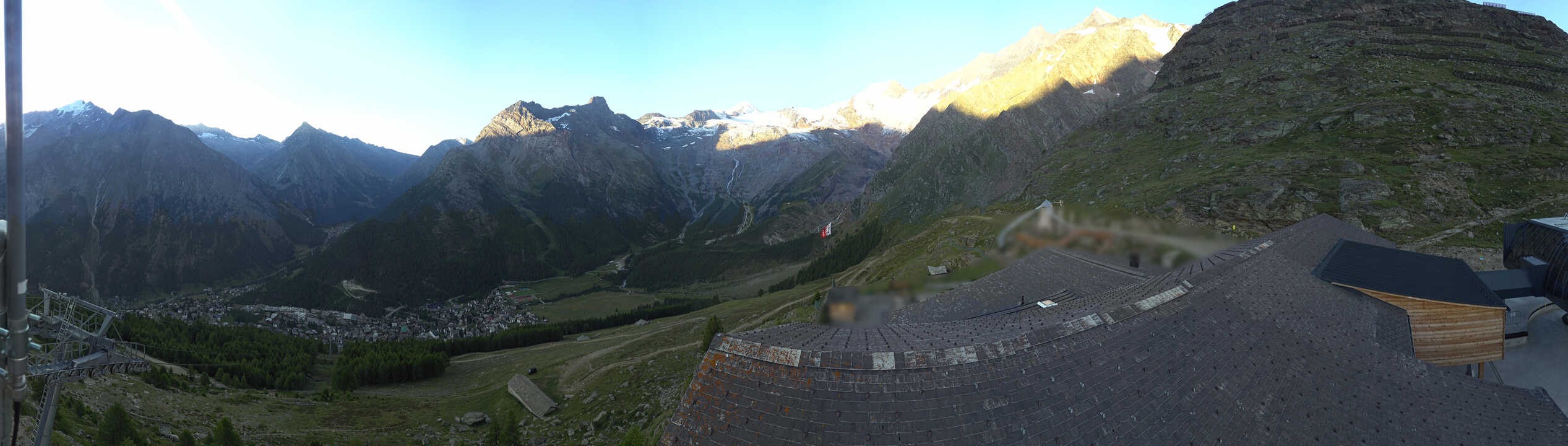 Archived image Webcam Panoramic view Hannig Mountain