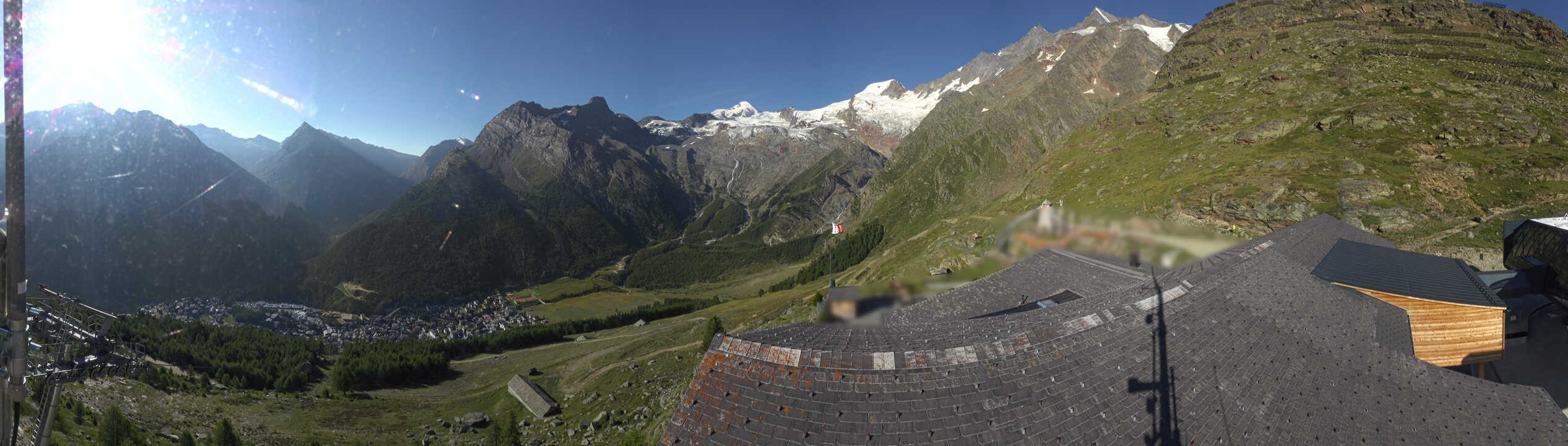 Archived image Webcam Panoramic view Hannig Mountain