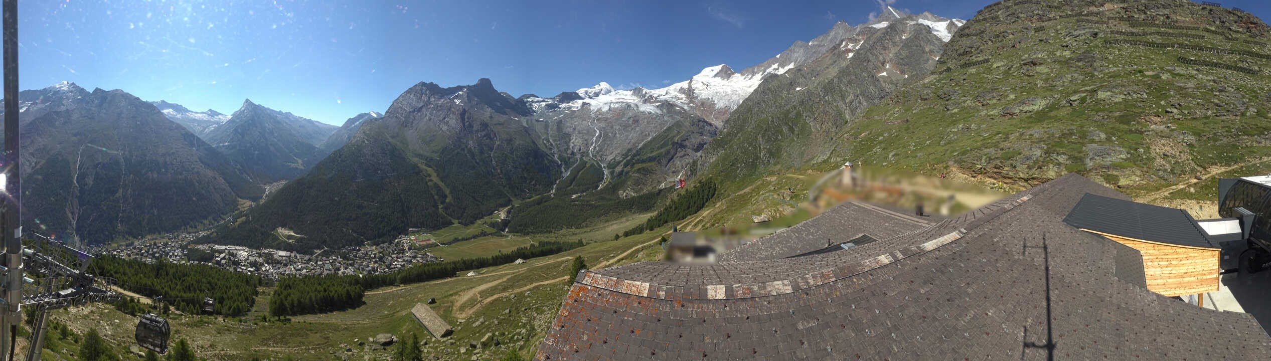 Archived image Webcam Panoramic view Hannig Mountain