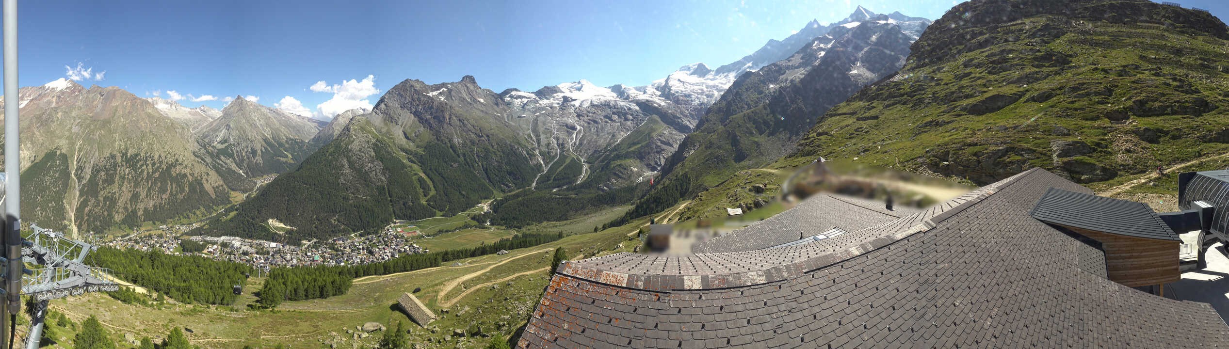 Archived image Webcam Panoramic view Hannig Mountain
