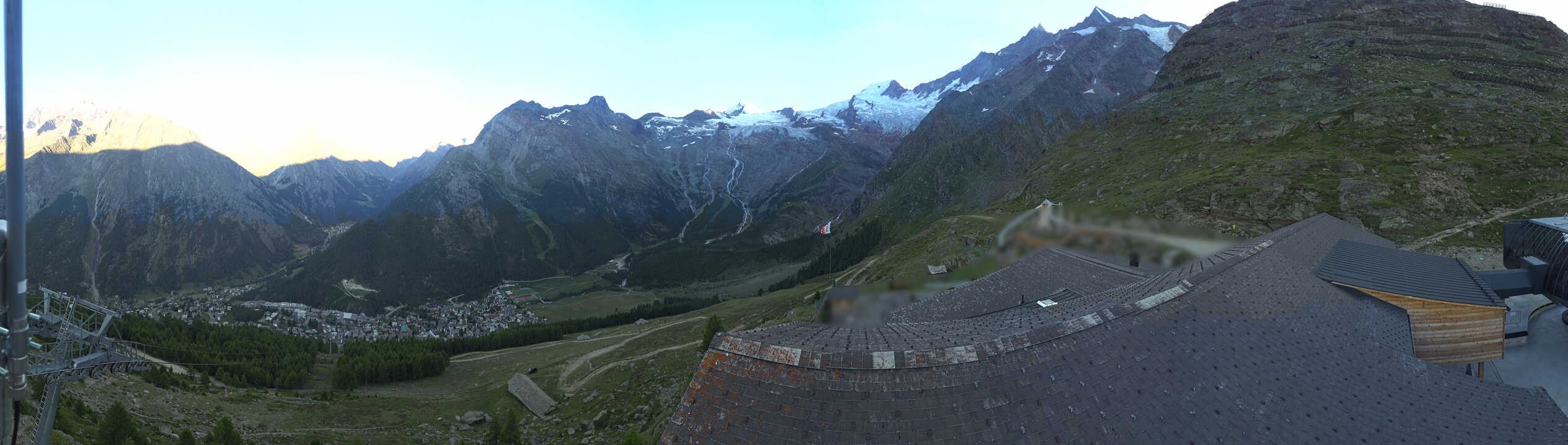 Archived image Webcam Panoramic view Hannig Mountain