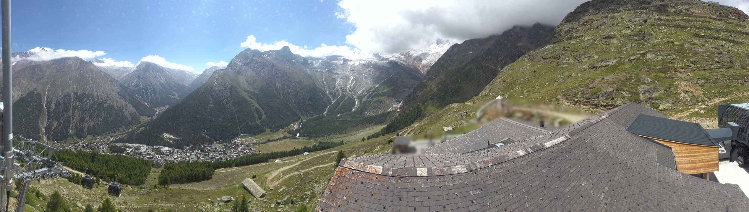 Archived image Webcam Panoramic view Hannig Mountain