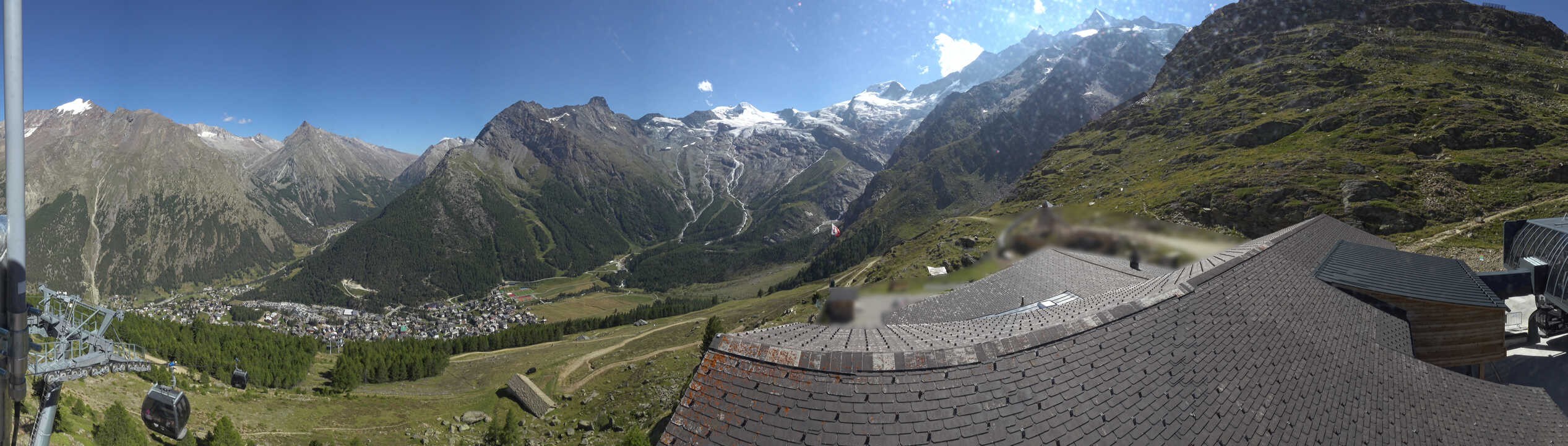 Archived image Webcam Panoramic view Hannig Mountain