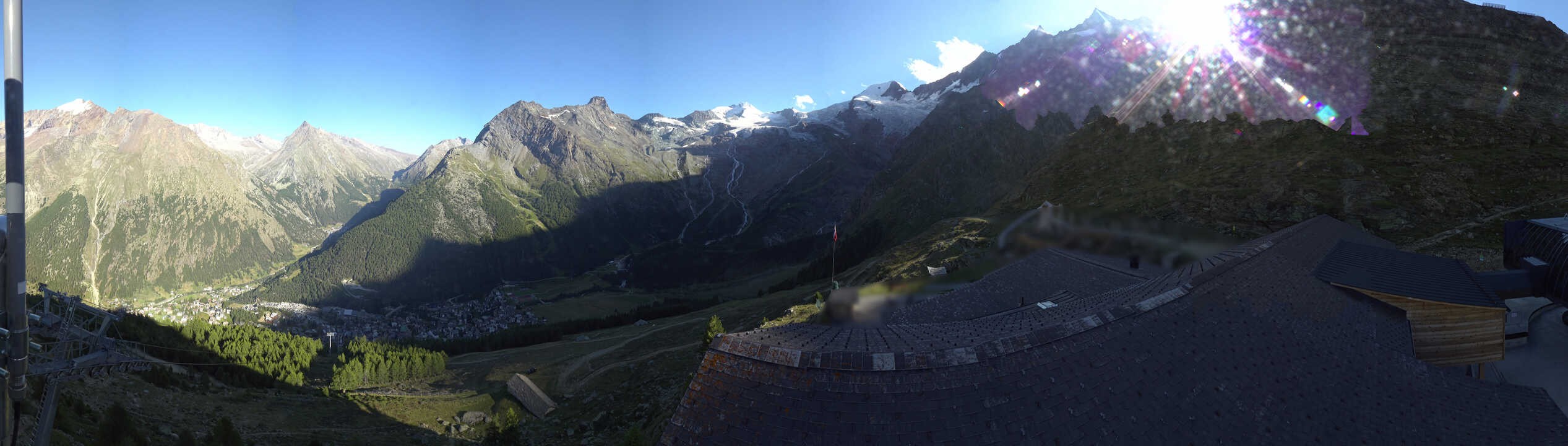 Archived image Webcam Panoramic view Hannig Mountain