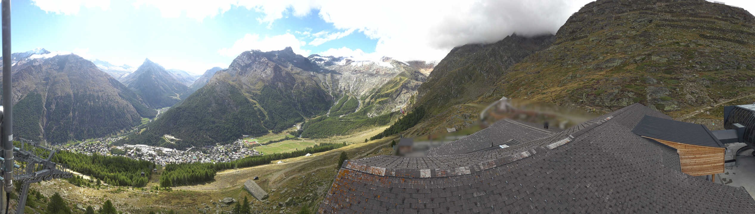 Archived image Webcam Panoramic view Hannig Mountain