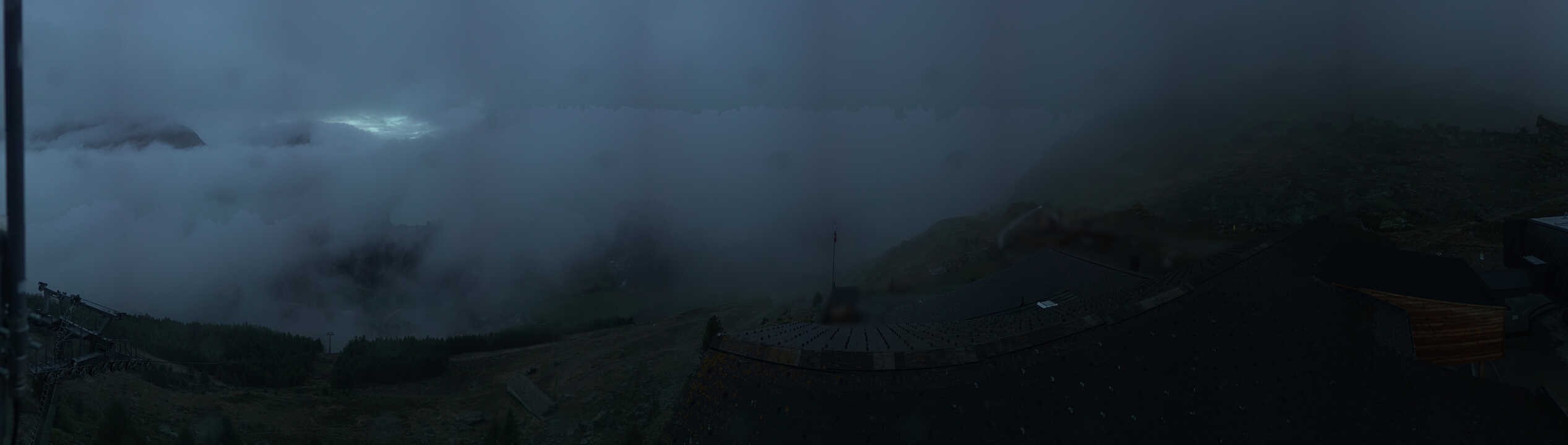 Archived image Webcam Panoramic view Hannig Mountain