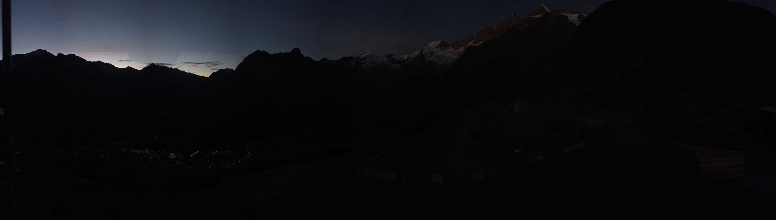 Archived image Webcam Panoramic view Hannig Mountain