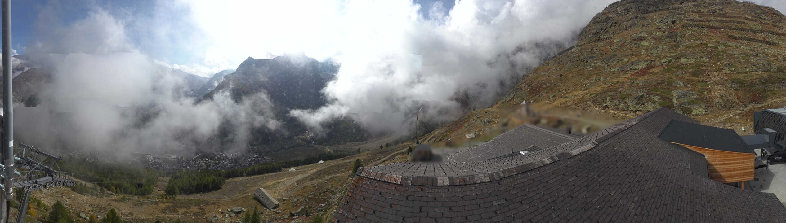 Archived image Webcam Panoramic view Hannig Mountain
