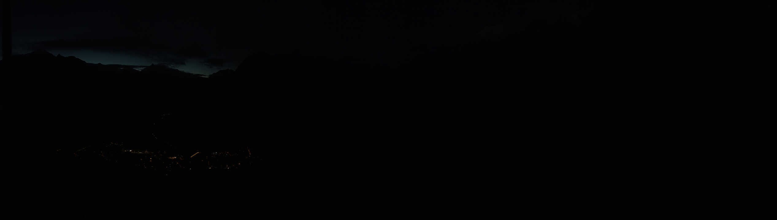 Archived image Webcam Panoramic view Hannig Mountain