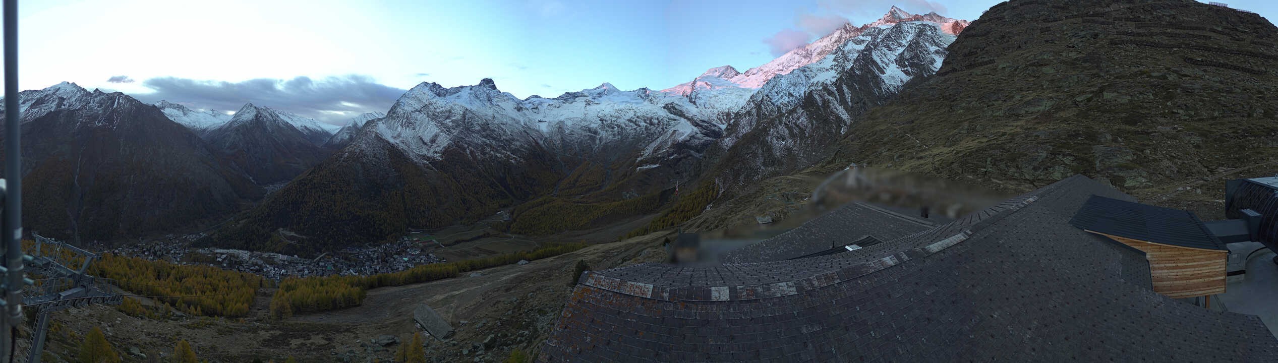 Archived image Webcam Panoramic view Hannig Mountain