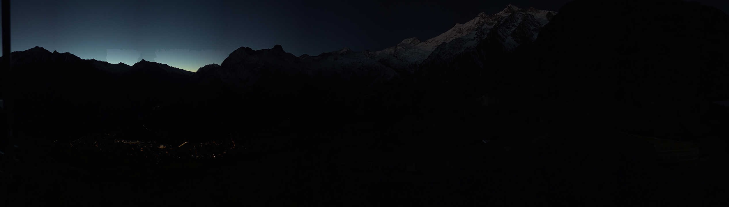 Archived image Webcam Panoramic view Hannig Mountain