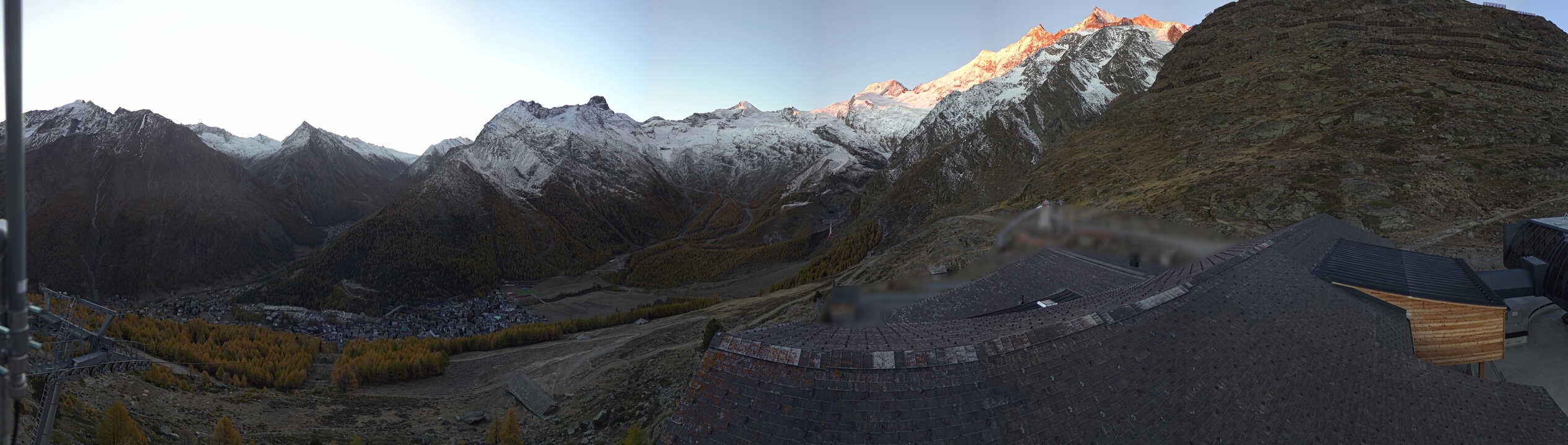 Archived image Webcam Panoramic view Hannig Mountain