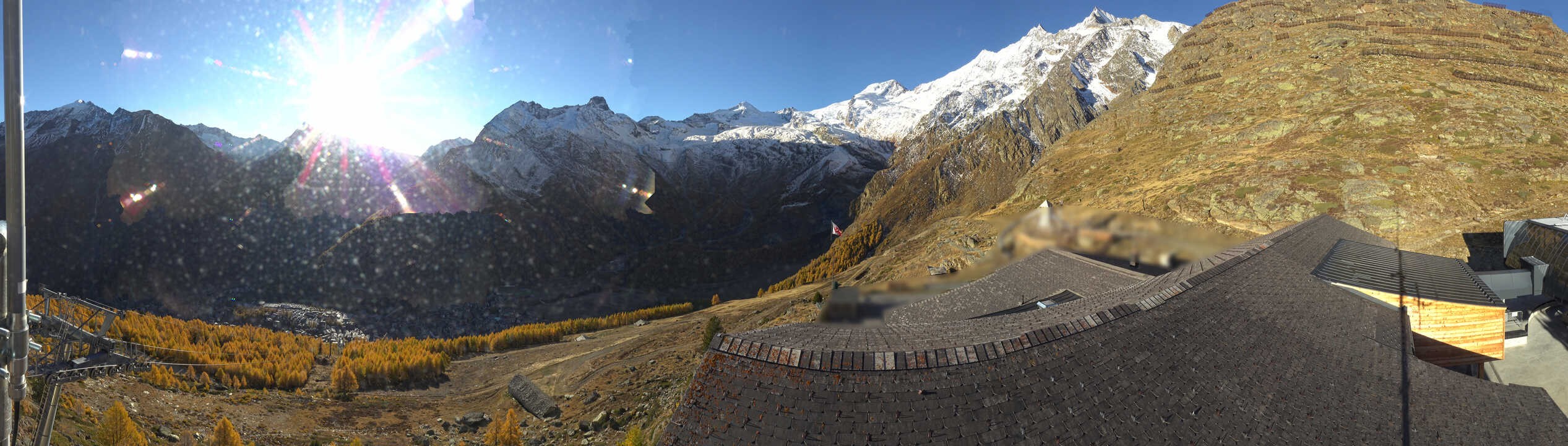 Archived image Webcam Panoramic view Hannig Mountain