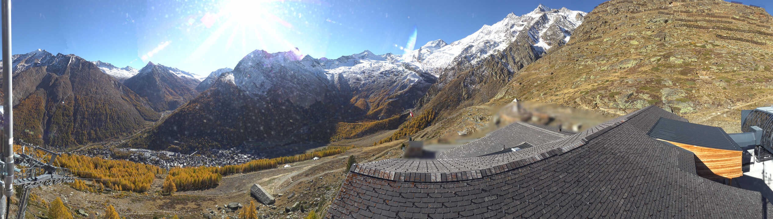 Archived image Webcam Panoramic view Hannig Mountain