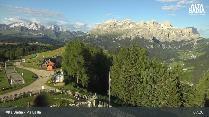 Archiv Foto Webcam La Villa - Piz La Ila