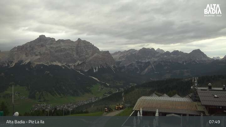 Archiv Foto Webcam La Villa - Piz La Ila