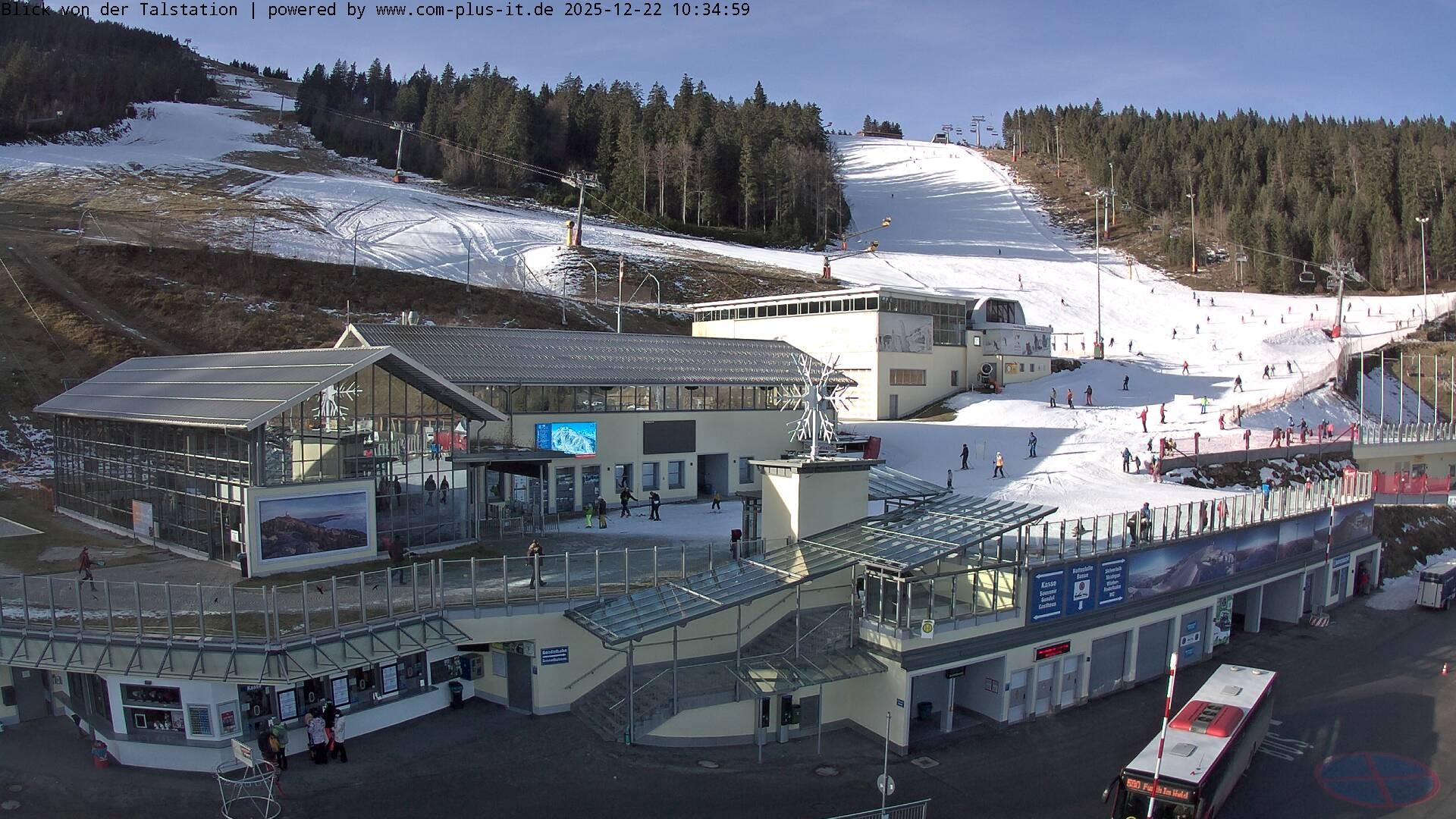 Archiv Foto Webcam Talstation am Großen Arber, Bayerischer Wald
