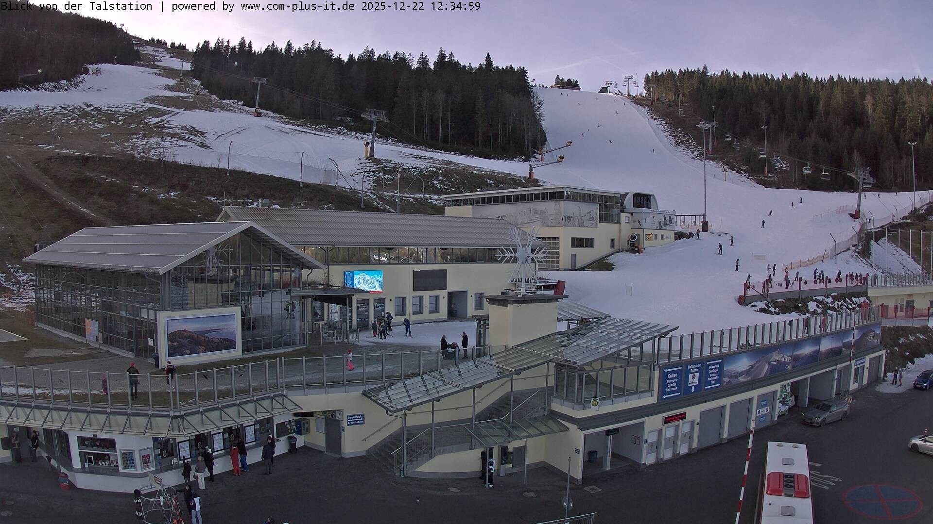 Archiv Foto Webcam Talstation am Großen Arber, Bayerischer Wald