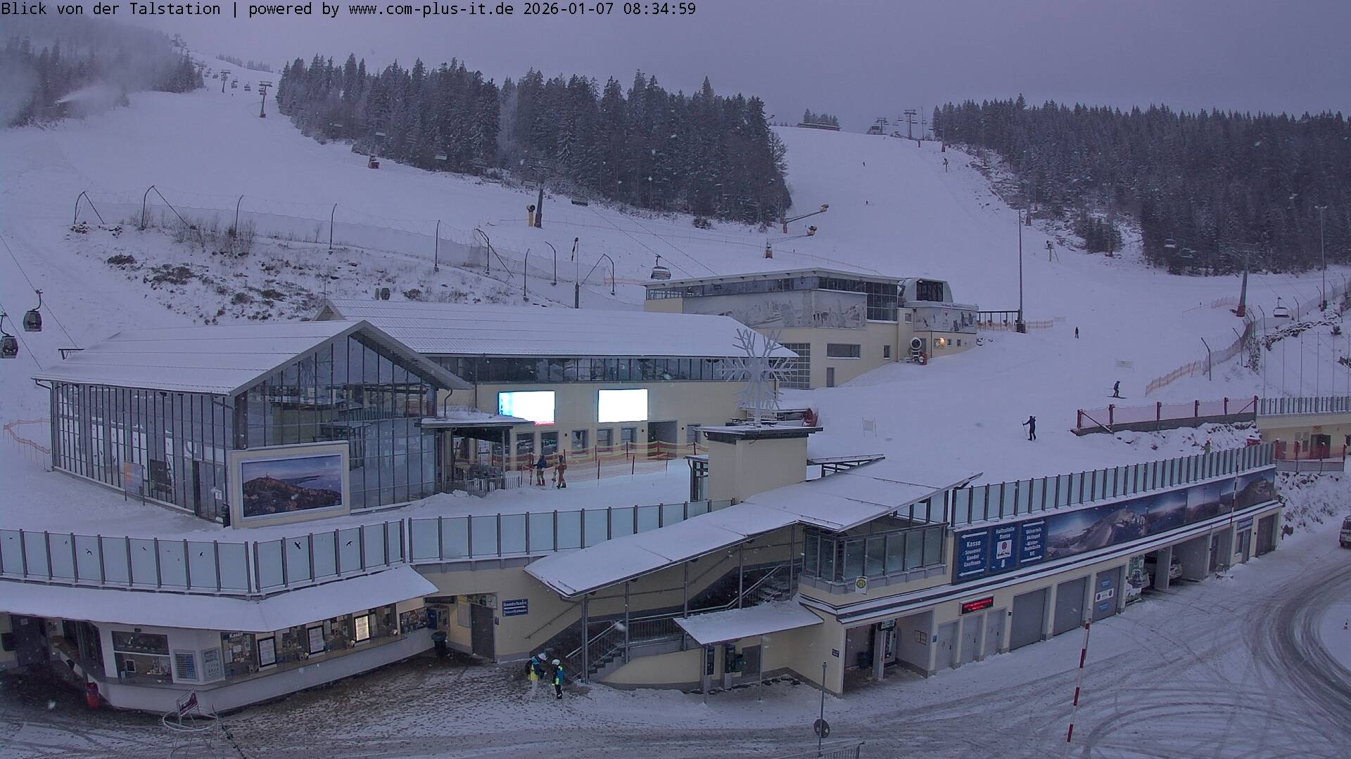 Archiv Foto Webcam Talstation am Großen Arber, Bayerischer Wald