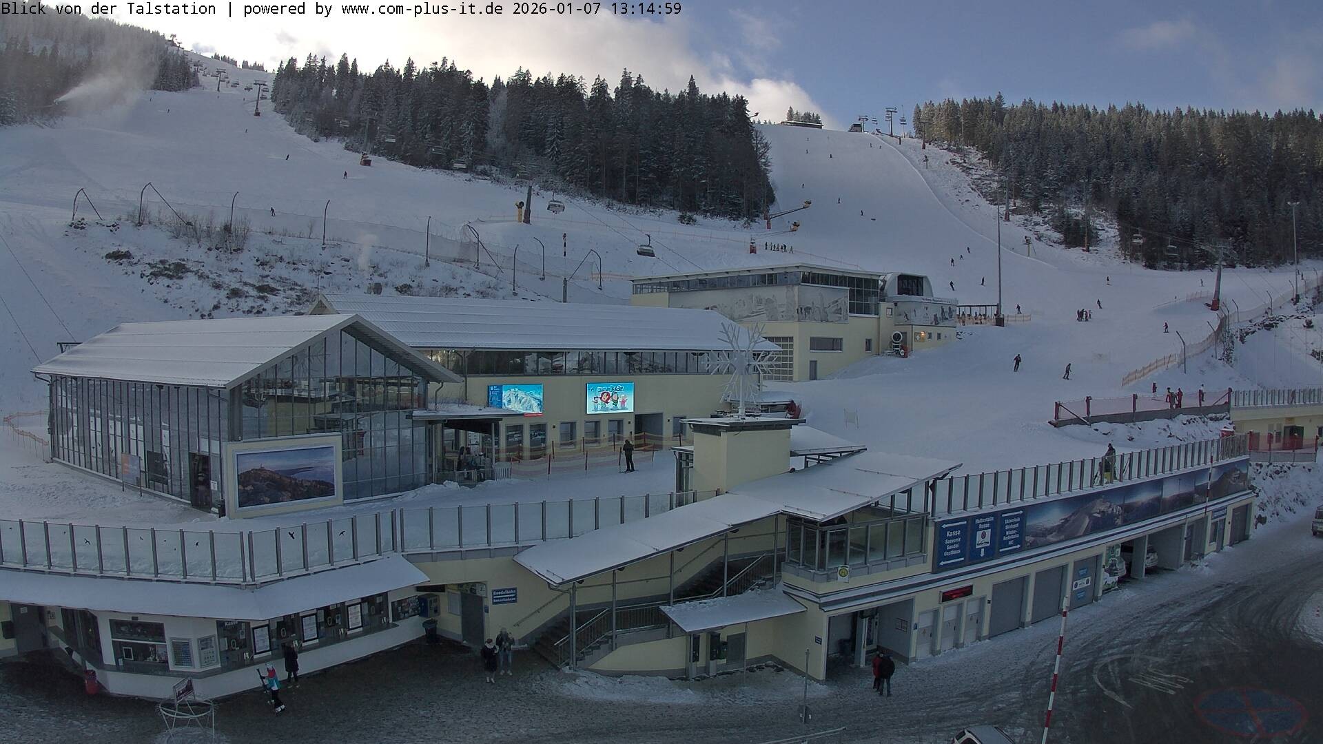 Archiv Foto Webcam Talstation am Großen Arber, Bayerischer Wald