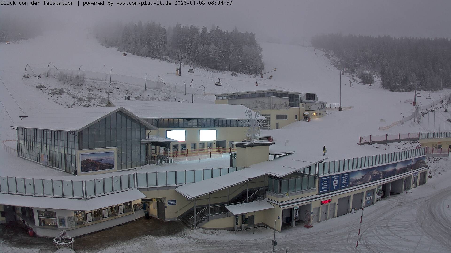 Archiv Foto Webcam Talstation am Großen Arber, Bayerischer Wald