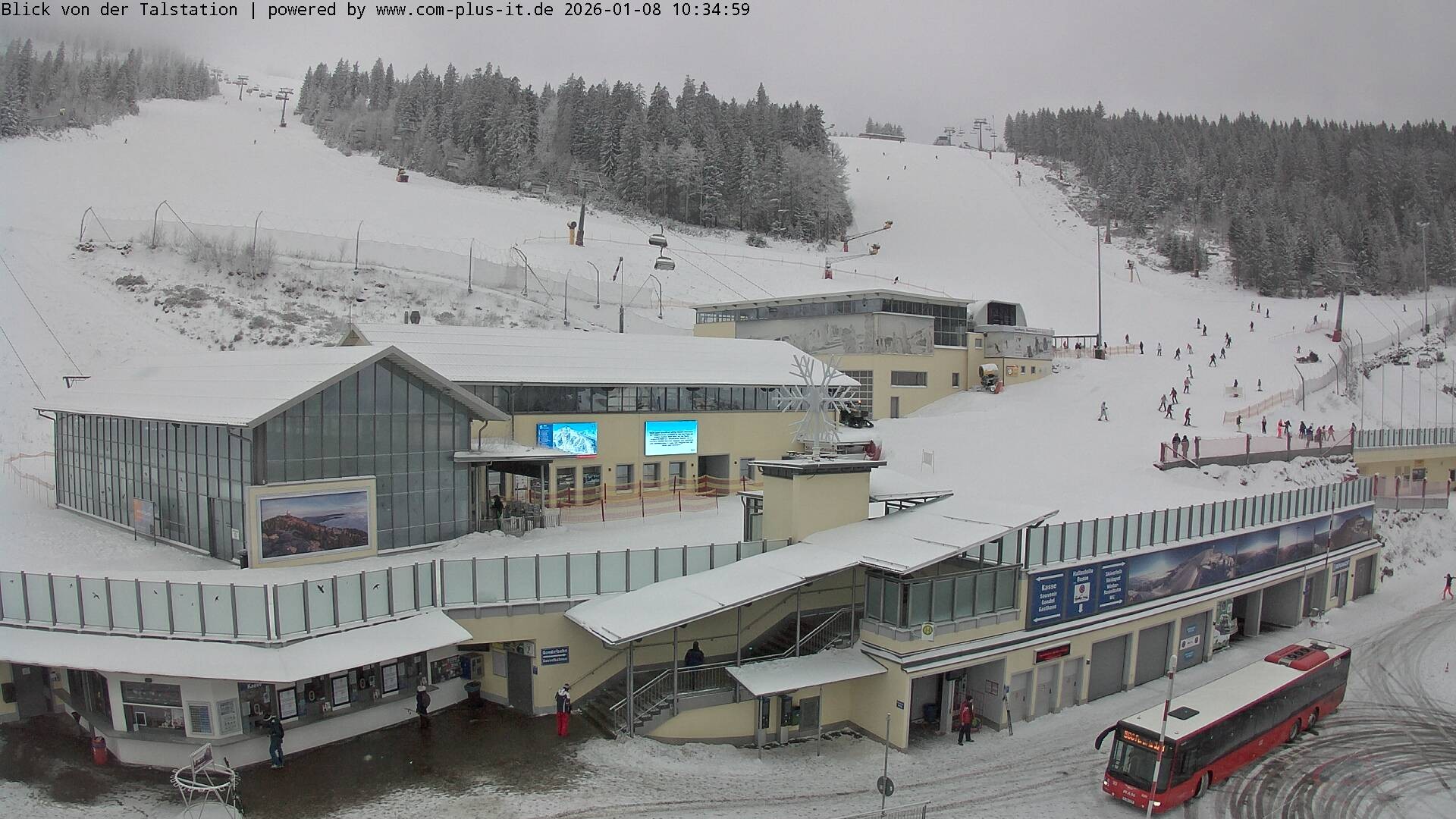 Archiv Foto Webcam Talstation am Großen Arber, Bayerischer Wald