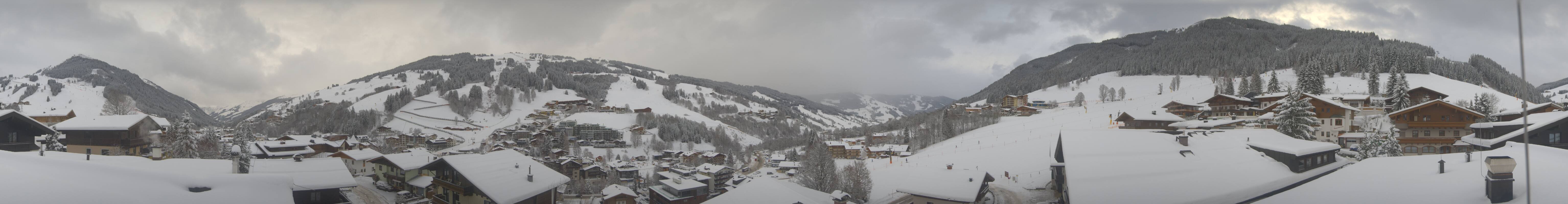 Archived image Webcam View from Hotel Talblick Hinterglemm