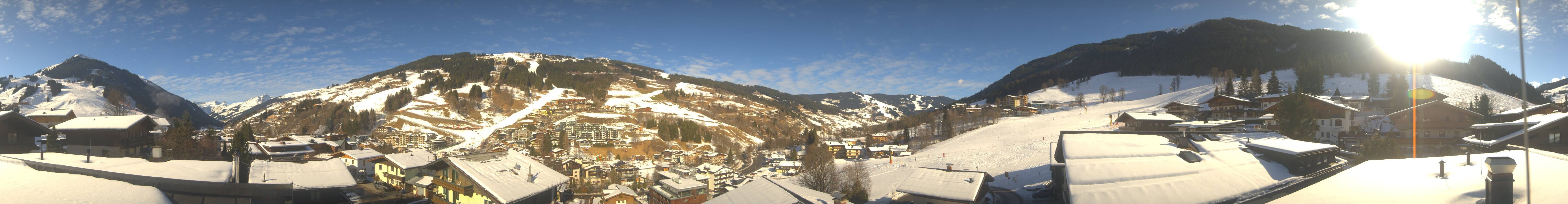 Archiv Foto Webcam Hinterglemm: Aussicht Hotel Talblick