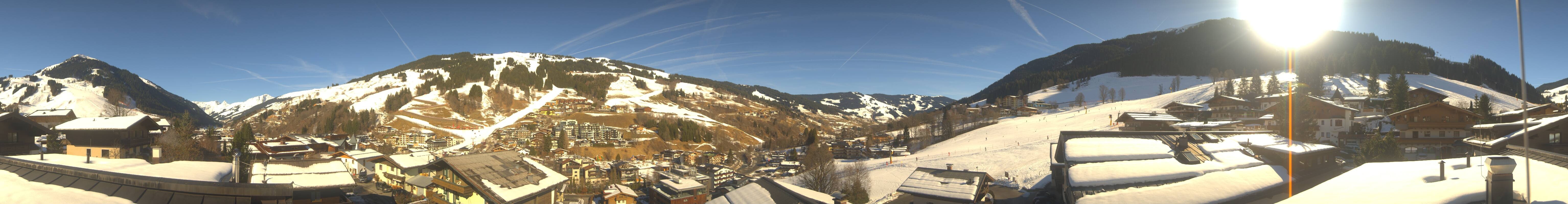 Archived image Webcam View from Hotel Talblick Hinterglemm