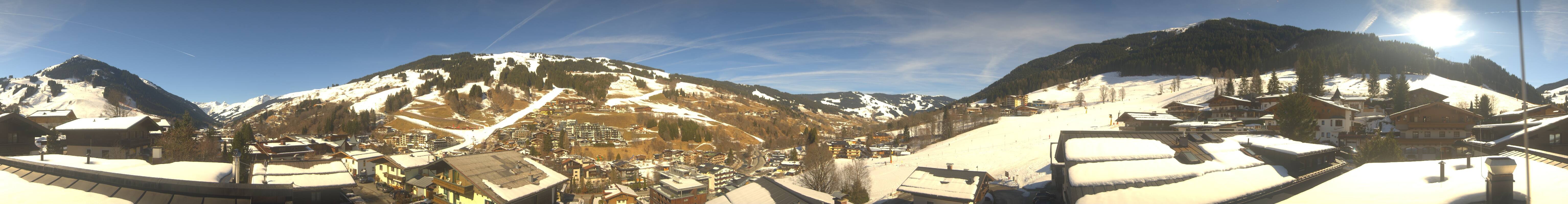 Archived image Webcam View from Hotel Talblick Hinterglemm