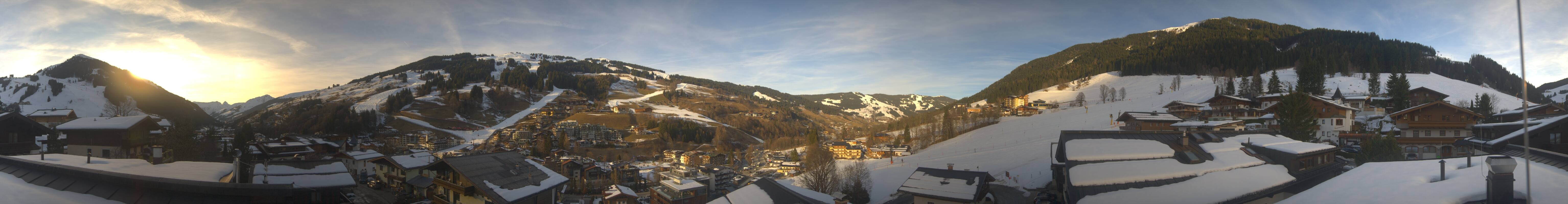 Archived image Webcam View from Hotel Talblick Hinterglemm